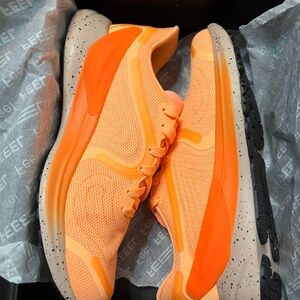 Lululemon Athletica Blissfeel Run Orange Sneakers